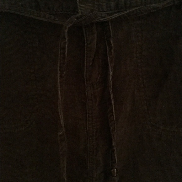3/$20 Dark Brown Jean Style Corduroy Skirt - Picture 2 of 5